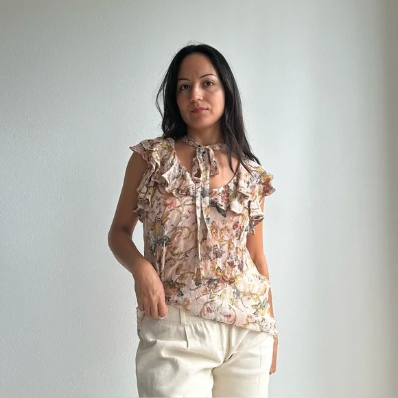 Zimmermann Painted Heart Cascade Tank Top - Picture 5 of 7